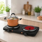Elektrická varná platnička s dvomi horákmi, 220 - 230 V