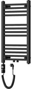 Mexen Mars, elektrické vykurovacie teleso 700 x 400 mm, 300 W, čierna, W110-0700-400-2300-70