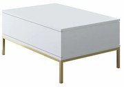 Konferenčný stolík Lord White and Gold