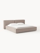 Čalúnená posteľ s úložným priestorom Lennon