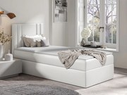Jednolôžková posteľ Neresko Mini, Strana: ľavá, Rozmer postele: 80x200, Dostupné poťahy: ekokoža Soft 017 (biela)