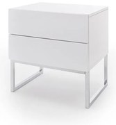 Nočný stolík ROCKY biely