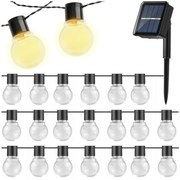 BERGE Solárna lampa 5m + 20 žiaroviek Garden Solar IP44 Vonkajšie