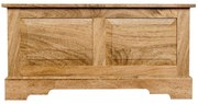 Truhlica Guru 90x45x45 z mangového dreva Mango natural