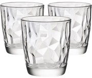Bormioli Rocco 3-dielna sada pohárov Diamond, 300 ml, 300 ml