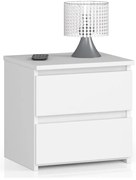 Nočný stolík CL2 2SZ CLP biely