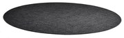 Okrúhly koberec MELVIN, Ø 3000 mm, tmavošedý