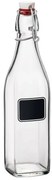 Florina Sklenená fľawša s clip uzáverom Swing, 500 ml