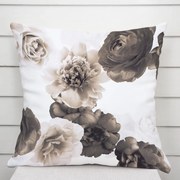 Biante Dekoračná obliečka na vankúš PM-016 Veľké hnedé kvety 30 x 50 cm
