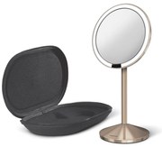 Kozmetické zrkadlo s osvetlením/zväčšovacie (10x) ø 12 cm Travel – simplehuman