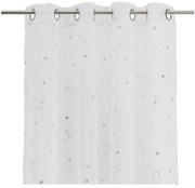 Biela/v striebornej farbe záclona 140x260 cm Dinos – Casa Selección
