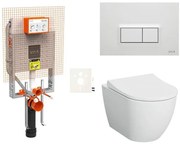 Cenovo zvýhodnený závesný WC set VitrA na zamurovanie + WC VitrA Nuo SIKOVIZNUO600