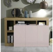 Komoda LENOR kašmír/hnedá