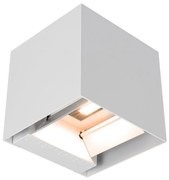 LED Solárne nástenné svietidlo so senzorom LED/9W/5V IP65 2600 mAh biela