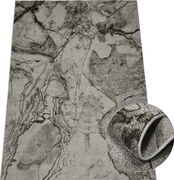 Koberec Wenus 7770 GREY – sivý koberec s abstraktným vzorom Rozmer: 300x400 cm