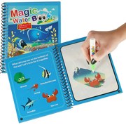 KIK Vodná kniha s fixkou morské živočíchy modrá