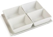 Lamart LT9220 5-dielna servírovacia súprava misiek Dine, 20 x 15,5 cm