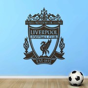 DUBLEZ | Drevené logo klubu na stenu - Liverpool