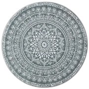 Koberec Boho-Stil antracitový kruh