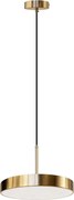 Toolight Toolight, LED závesné osvetlenie 30cm, 24W, APP1687-1CP, zlatá matná, OSW-06546