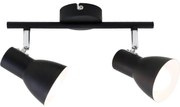 Briloner 10698891 - Bodové svietidlo 2xE14/25W/230V čierna