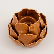 Svietnik Petalia light brown 10 cm