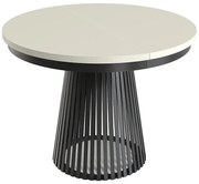 Rozkladací stôl  Garda čierna/kašmír