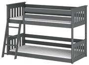 Poschodová Posteľ Kevin 90x200 graphite