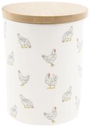 Keramická dóza Lucky Chicken - Ø 10*13 cm