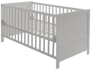 Svetlosivá postieľka 70x140 cm – Roba