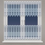 Záclona žakárová 356230 40 biela Tovar na mieru