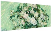 Obraz - Vincent van Gogh, Roses, reprodukcia (120x50 cm)