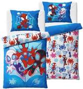 Detské obliečky Spidey Pavúčia Záchrana, 140 x 200 cm, 70 x 90 cm