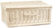 Kufor prútený bielený Putnik II.š. 50 x hl. 34 x v. 21(cm)
