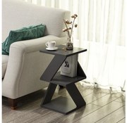 Odkladací stolík ALBENI 50x30 cm antracit