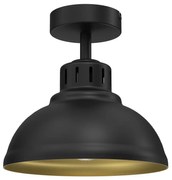 Prisadený luster SVEN 1xE27/15W/230V čierna/zlatá