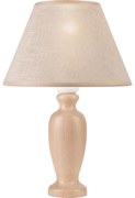 Stolná lampa AMFORA 1xE27/60W/230V béžová/buk