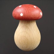 AMADEA Drevený luskáčik na orechy v tvare muchotrávky