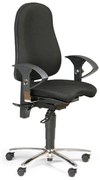 Zdravotná balančná kancelárska stolička EXETER, čierna
