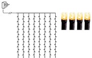 Vonkajšia svetelná LED reťaz Star Trading Curtain, dĺžka 1,3 m