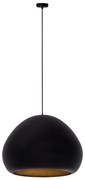 Luster na lanku LAVA 1xE27/15W/230V čierna/zlatá