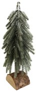 PROXIMA.store - Zasnežený dekoračný stromček - MAXI 27 cm