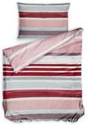 Bierbaum obliečka bavlnený satén 6699 Stripe Berries 140x200/70x90 cm
