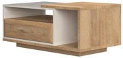 Konferenčný stolík Gala KLS-1F/GL lakované pacific walnut/beige