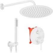 Rea Lungo, podomietková sprchová sada + BOX, biela, REA-P8540