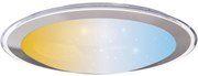 Aigostar - LED stmievateľné stropné svietidlo LED/30W/230V 2700-6500K pr. 42,9 cm chróm+DO