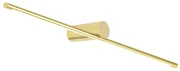 Toolight Toolight, LED nástenné svietidlo 60cm 9W 4000K APP1345-W, zlatá lesklá, OSW-02435