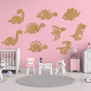 Drevený obraz do detskej izby dinosaury | SENTOP HDF0472