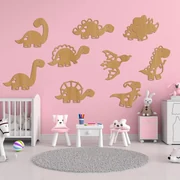 Drevený obraz do detskej izby dinosaury | SENTOP HDF0472