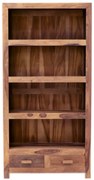 Knižnica Kali 90x180x35 indický masív palisander Only stain